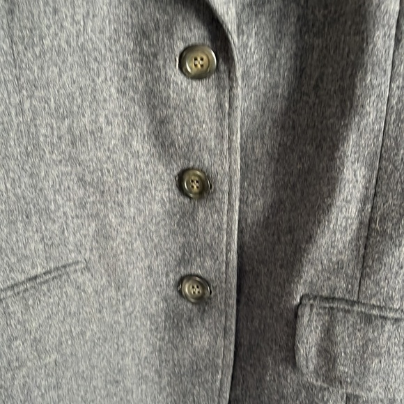 Vintage Pendleton Gray Wool Blazer Jacket Womens size  16 - Picture 4 of 8